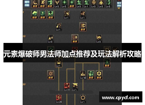 元素爆破师男法师加点推荐及玩法解析攻略